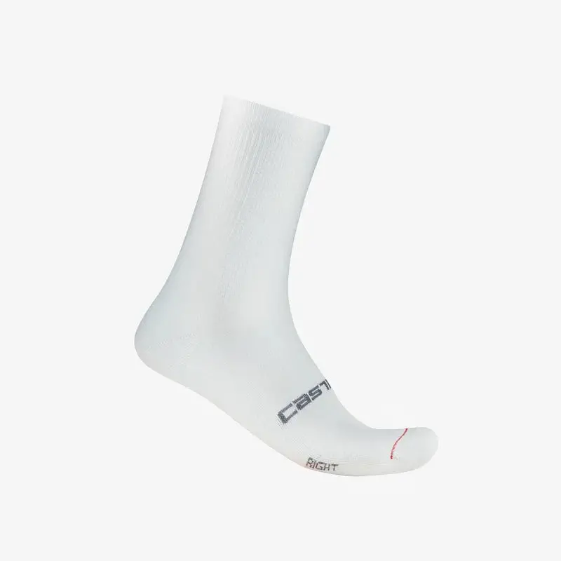 Castelli Espresso 18 Cycling Socks - White 1
