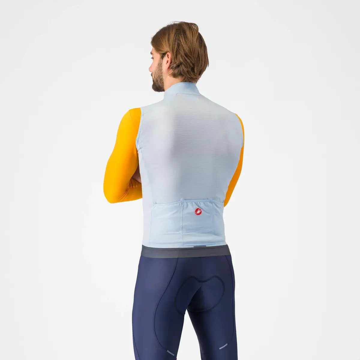 Castelli Espresso Vest - Winter Sky/Dark Grey 2