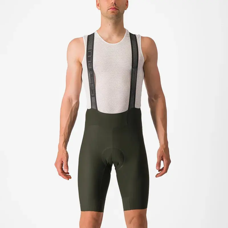 Castelli Espresso Men's Bibshort - Deep Green 1