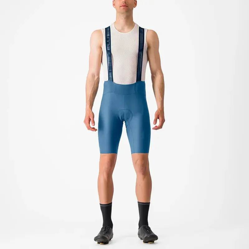 Castelli Espresso Men's Bibshort - Steel Blue 1