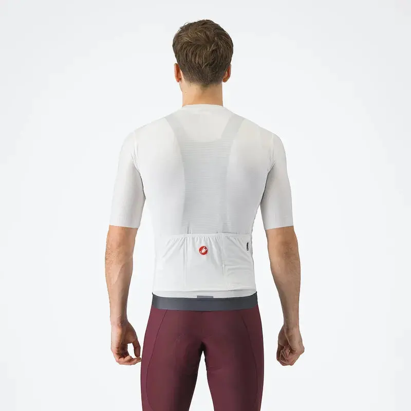 Castelli Espresso Men's Cycling Jersey - Ivory/Dark Gray 2