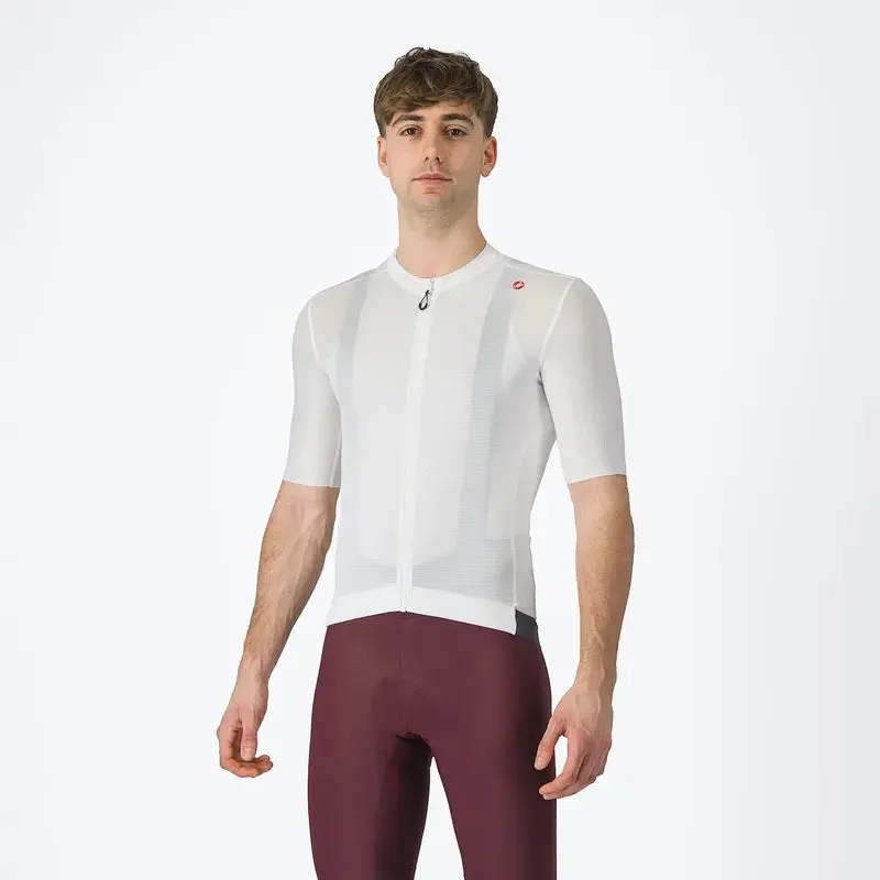 Castelli Espresso Men's Cycling Jersey - Ivory/Dark Gray 1