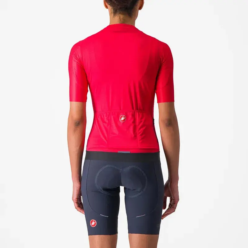 Castelli Espresso Women's Jersey - Hibiscus/Dark Grey 2