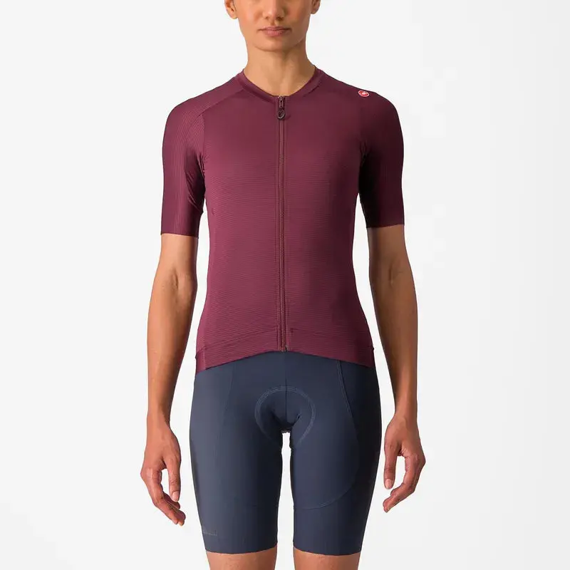 Castelli Espresso Defender Women's Jersey - Deep Bordeaux 1
