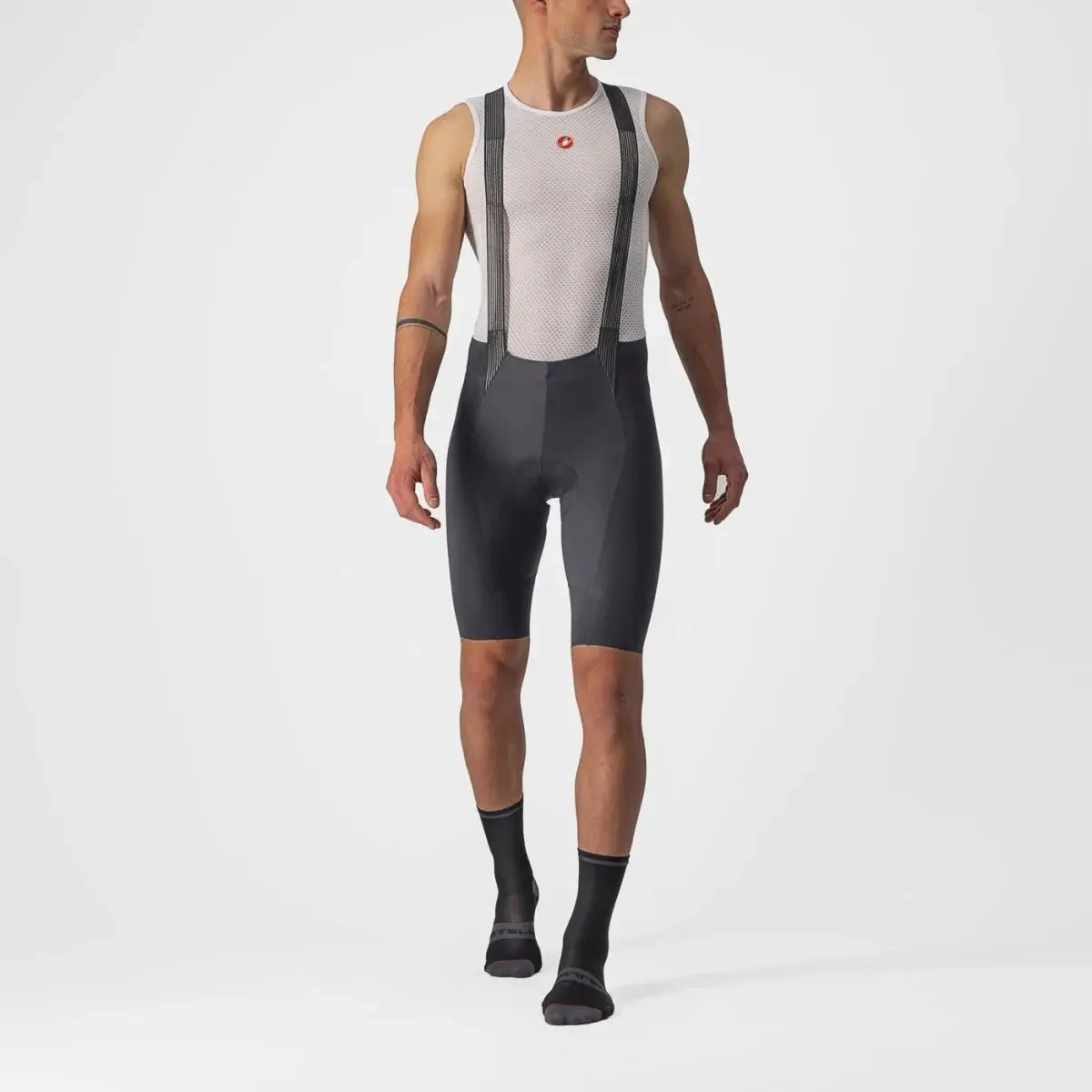 Castelli Free Aero Rc Men's Bibshort - Dark Gray 1