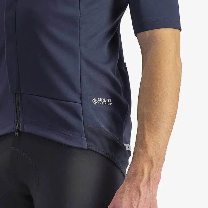 Castelli Gabba Ros 2 Men's Cycling Jacket - Belgian Blue/Silver Reflex 5
