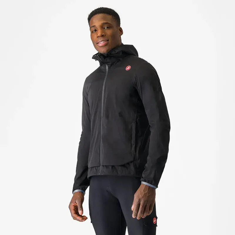 Castelli Unlimited Men's Rain Jacket - Light Black 1