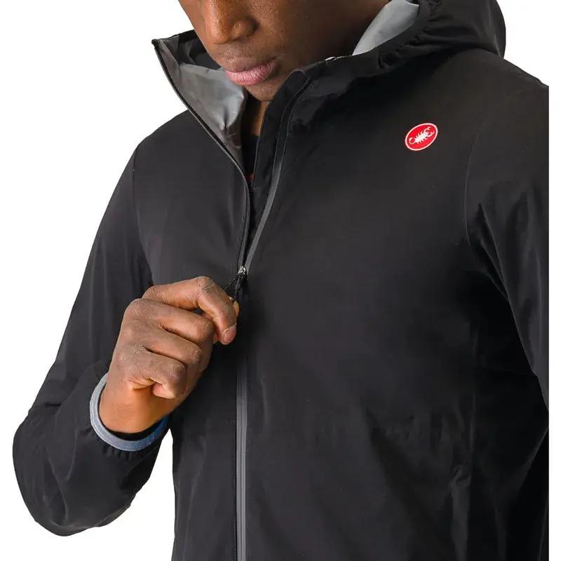 Castelli Unlimited Men's Rain Jacket - Light Black 3