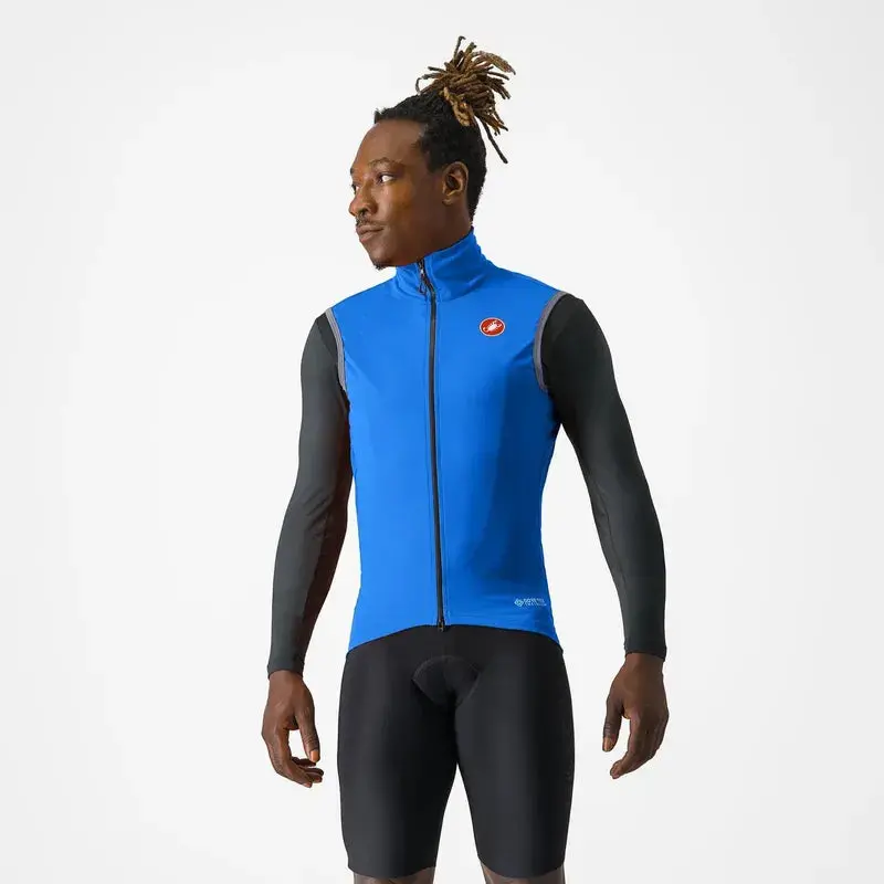 Castelli Perfetto Ros 2 Men's Cycling Vest - Azzurro Italia 1