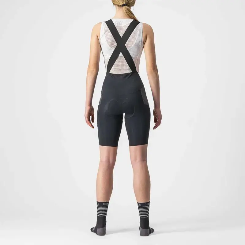 Castelli Free Unlimited Women's Bibshort - Black 2