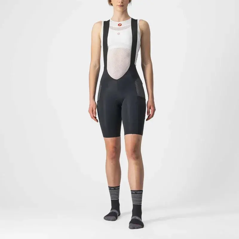 Castelli Free Unlimited Women's Bibshort - Black 1