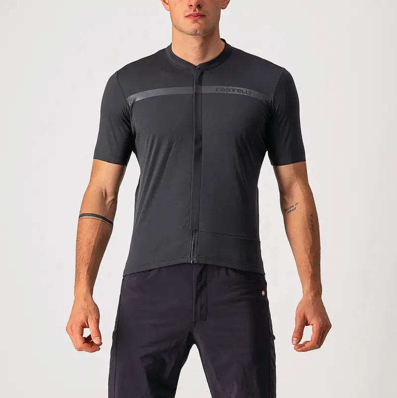 Castelli Unlimited Allroad Men's Jersey - Dark Gray 1