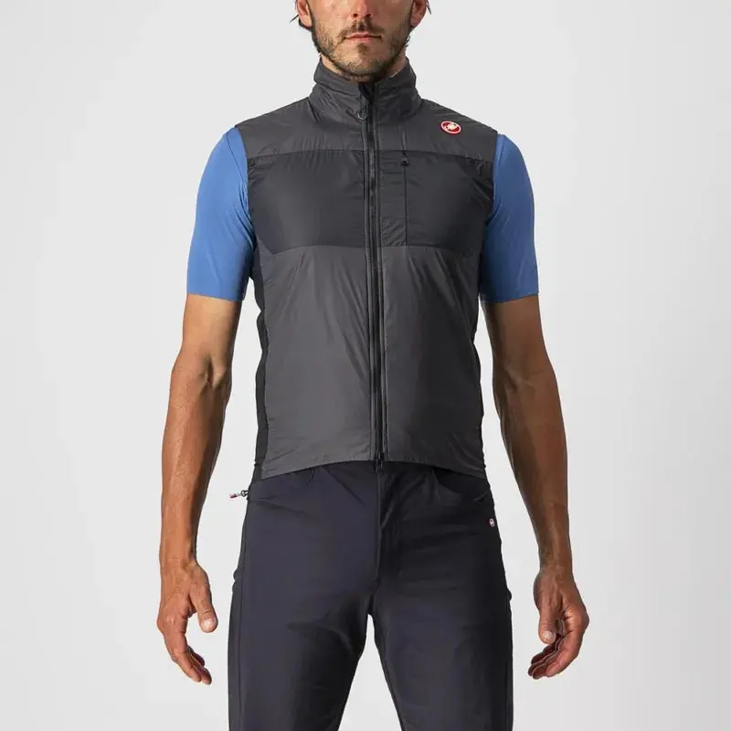 Castelli Unlimited Piffy Men's Vest - Dark Gray / Black Sliver 1