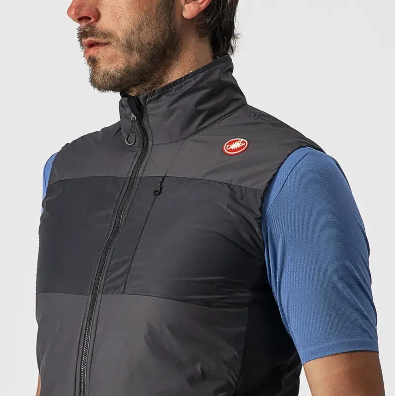 Castelli Unlimited Piffy Men's Vest - Dark Gray / Black Sliver 5