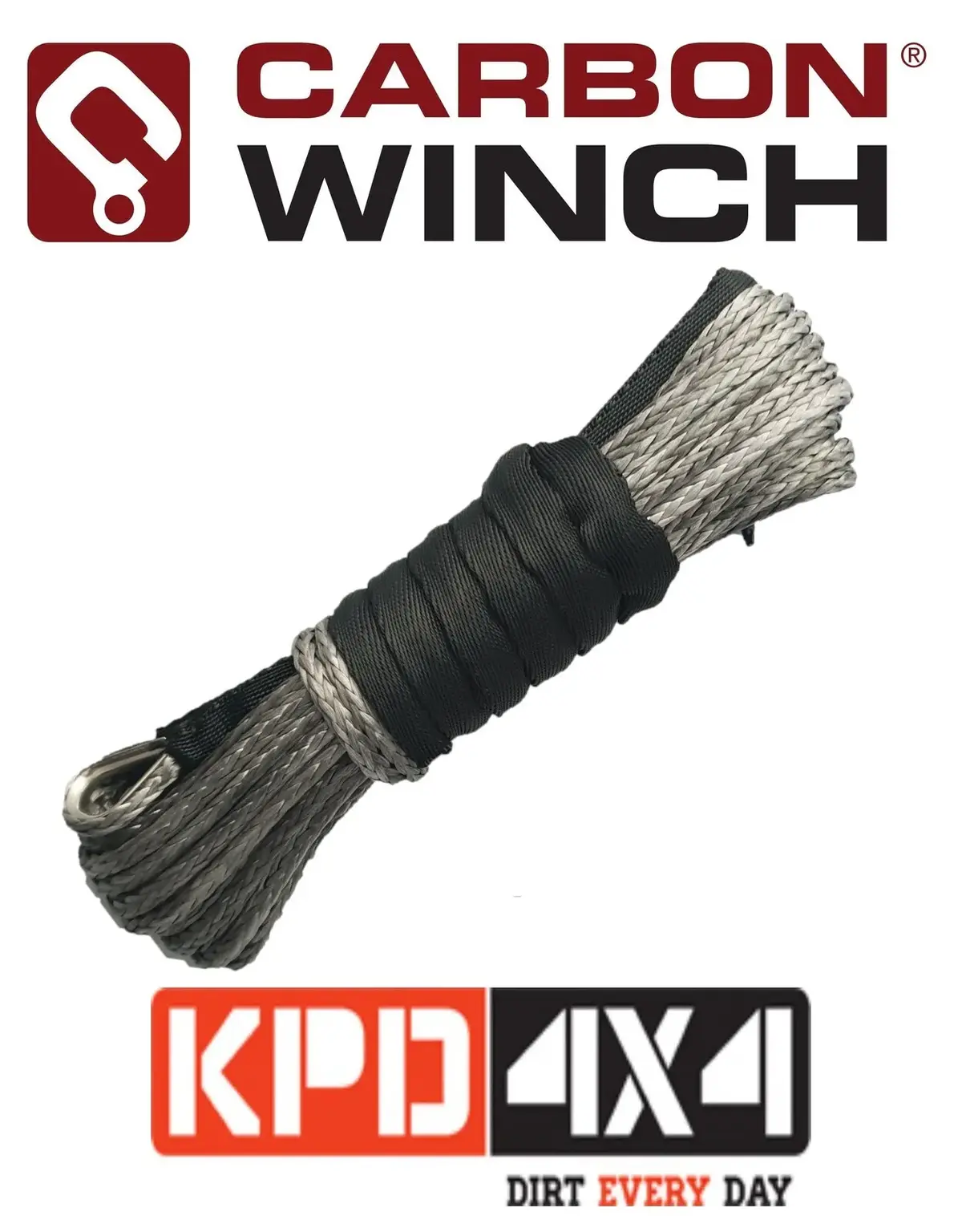 Synthetic Rope Replacement Kit To Suit Cw-45 4500Lb Winch Rope 1