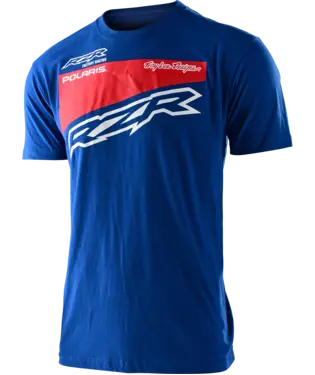 Short Sleeve Tee Polaris Blue / Red Md 1