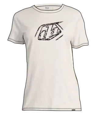 Womens Short Sleeve Tee ; Cropped Badge Lg 1