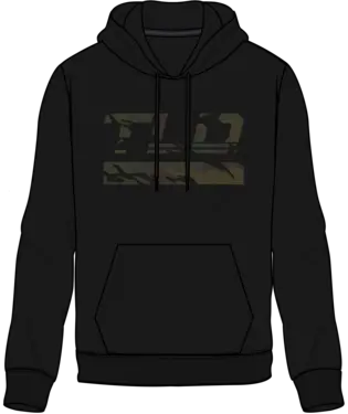 Youth Speed Logo Pullover Hoodie; Lg 1