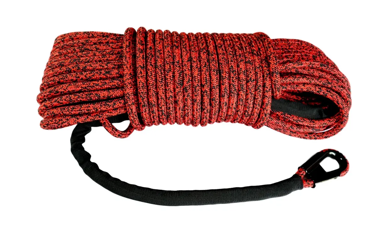 Dual Layer Braided Sheath High Mount Winch Rope Upgrade Kit 11Mm X 40M By Carbon Offroad 1
