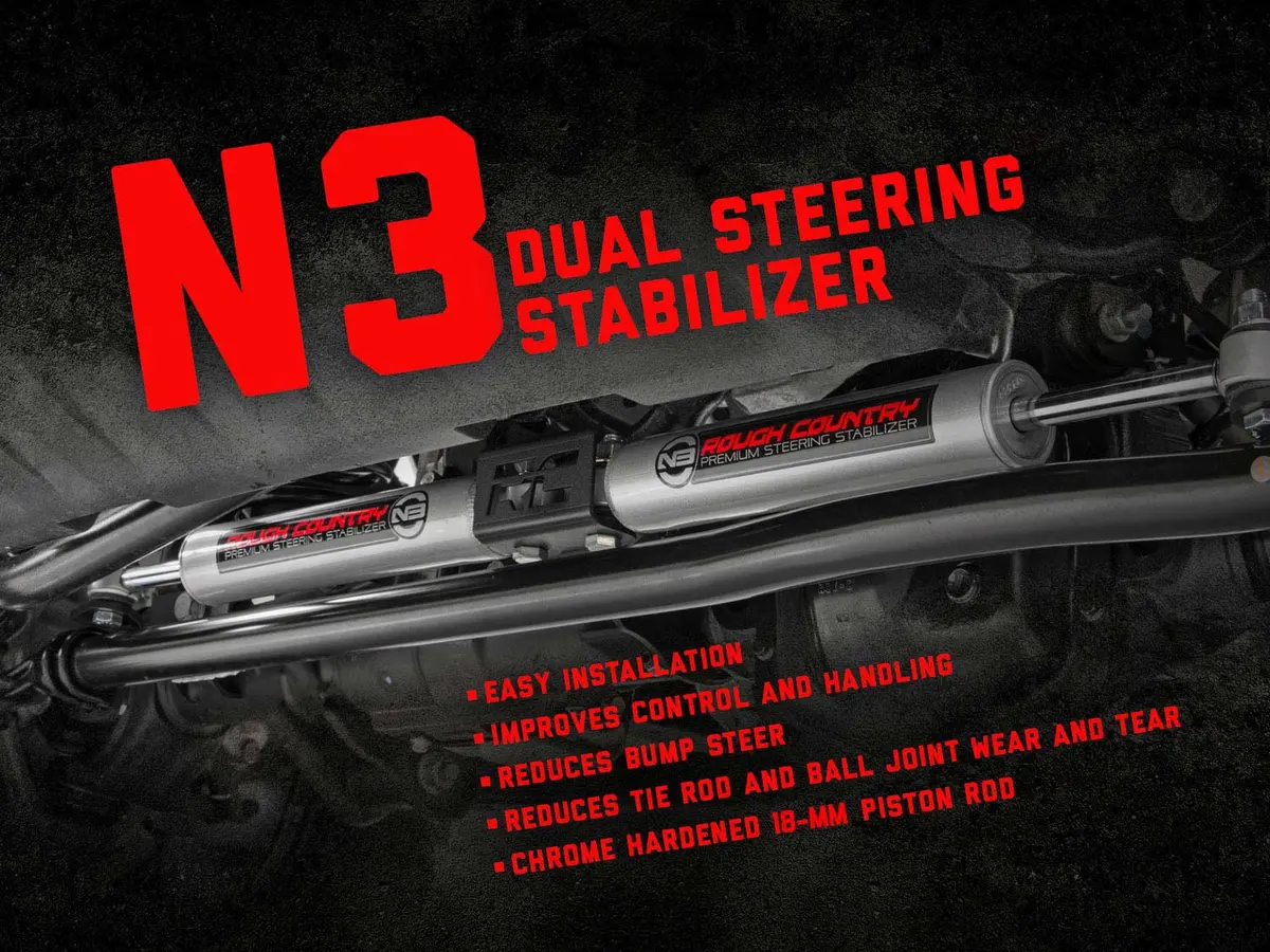 N3 Steering Stabilizer | Dual | Chevy/Gmc C10/K10 Truck & Suv/K5 Blazer (69-91) 2