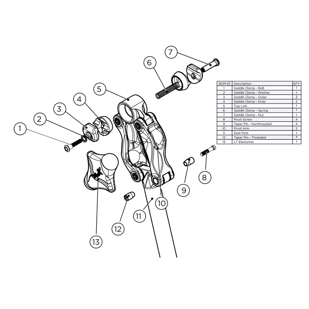 Cane Creek Thudbuster G4 Spare Parts 1
