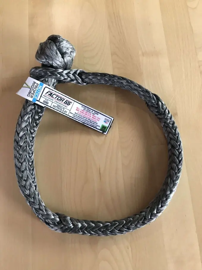 Factor 55 Standard Duty Soft Shackle 1