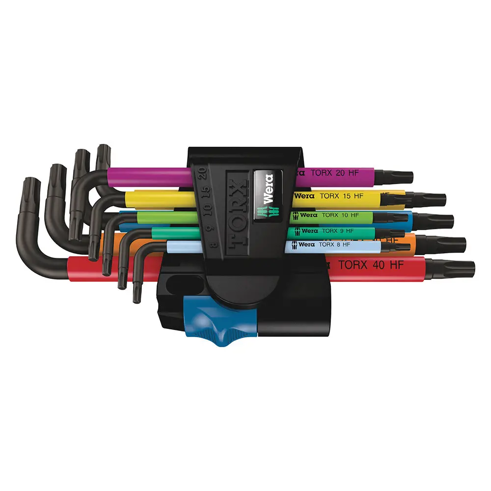 Wera 967/9 Torx Multicolour Holding Function L-Key Set 1