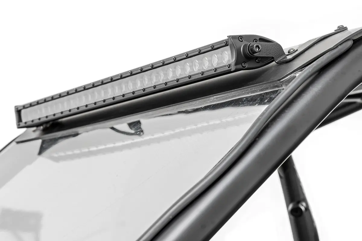 30" Single Row Light Mount | Front | Black Series | Polaris Rzr Turbo R 4 2