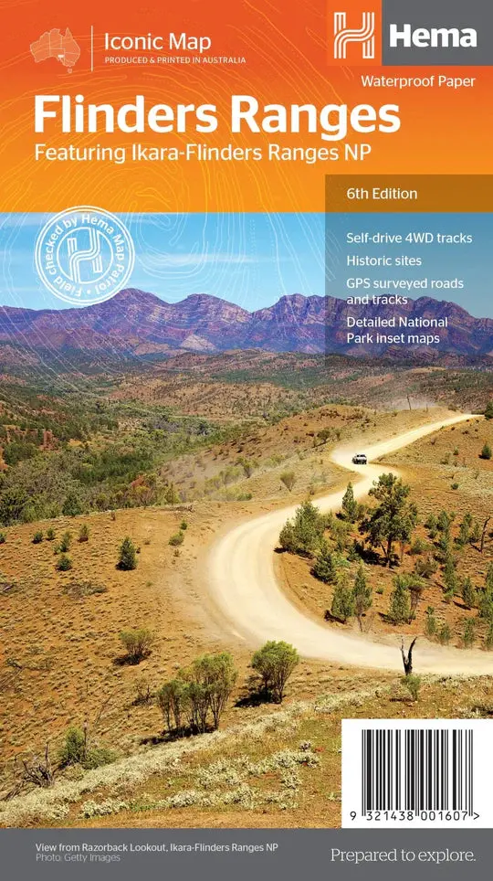 Flinders Ranges Map 1