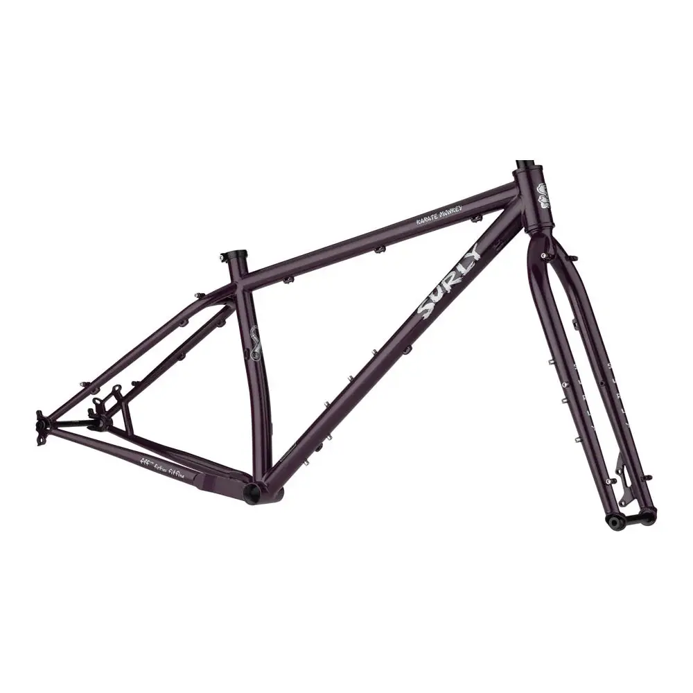 Surly Karate Monkey Frameset - Medium - Eggplant 1