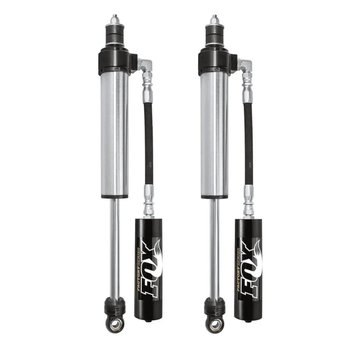 Fox 2.5 Factory Series Front Shocks W/ Dsc Reservoir Pair Chevy Silverado 11 - 19 0-1" 1
