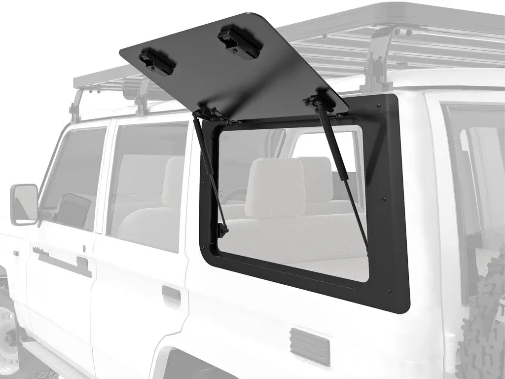 Toyota Land Cruiser 76 Gullwing Window / Left Hand Side Aluminium | Front Runner 1