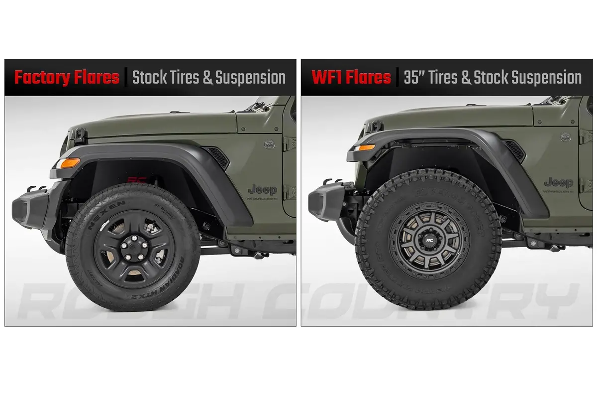Wf1 Fender Flares | Jeep Gladiator Jt 4Wd (2020-2025) 2