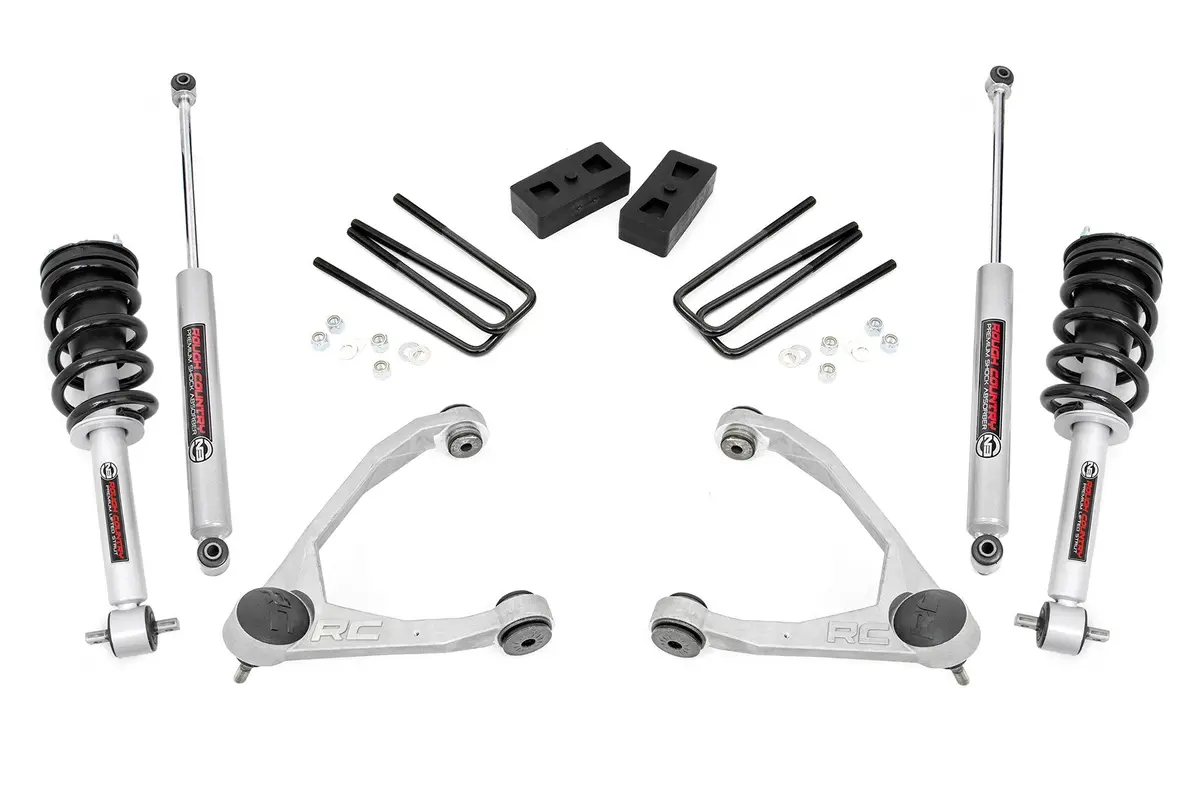 3.5 Inch Lift Kit | Cast Steel | N3 Strut | Chevy/Gmc 1500 (14-16) 1