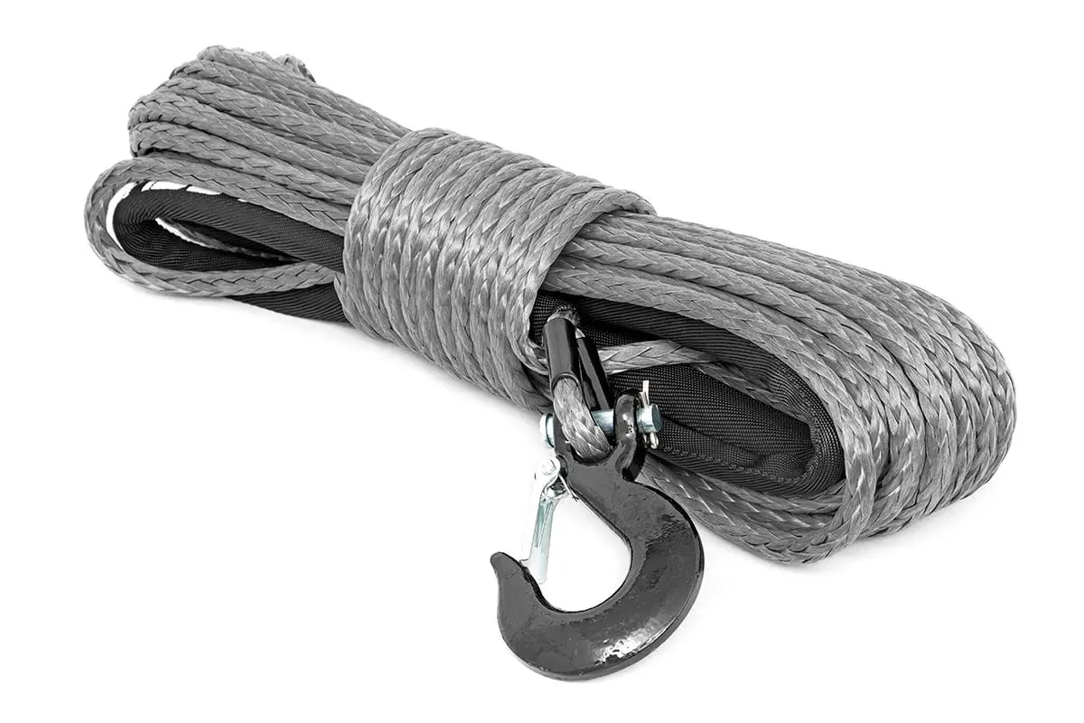 Synthetic Rope | 3/8 Inch | 85 Ft Length | Gray 1