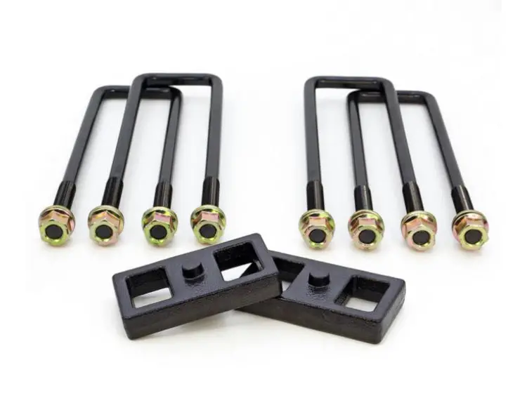 66-3121 1" Rear Block Kit - Gm Silverado / Sierra 2500/3500 Hd Oem Style W/ Factory Top Overloads 2011-2022 1