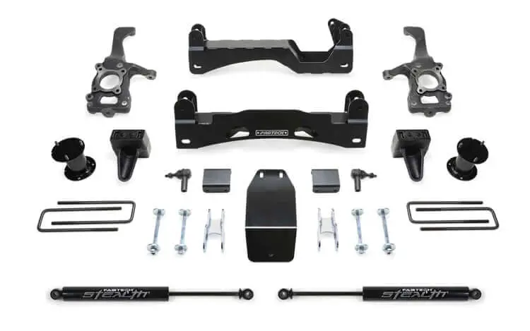 6″Basic System W/Front Stock Coilover Spacers & Rear Stealth Shocks – K2194m 1