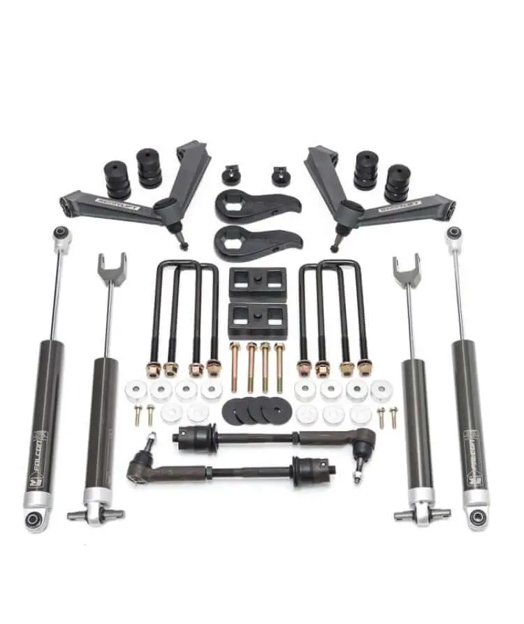 3.5'' Sst 69-30350 Lift Kit Front With 2'' Rear With Fabricated Control Arms And Falcon 1.1 Monotube Shocks- Gm Silverado / Sierra 2500Hd 2020-2023 1