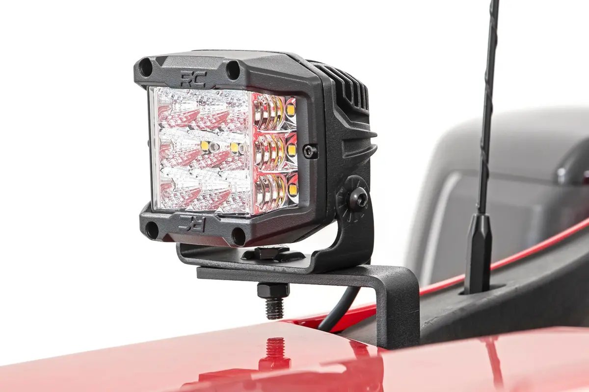 Led Light Kit | Ditch Mount | 3" Osram | Wide | Chevy Silverado 1500 (19-24) 2