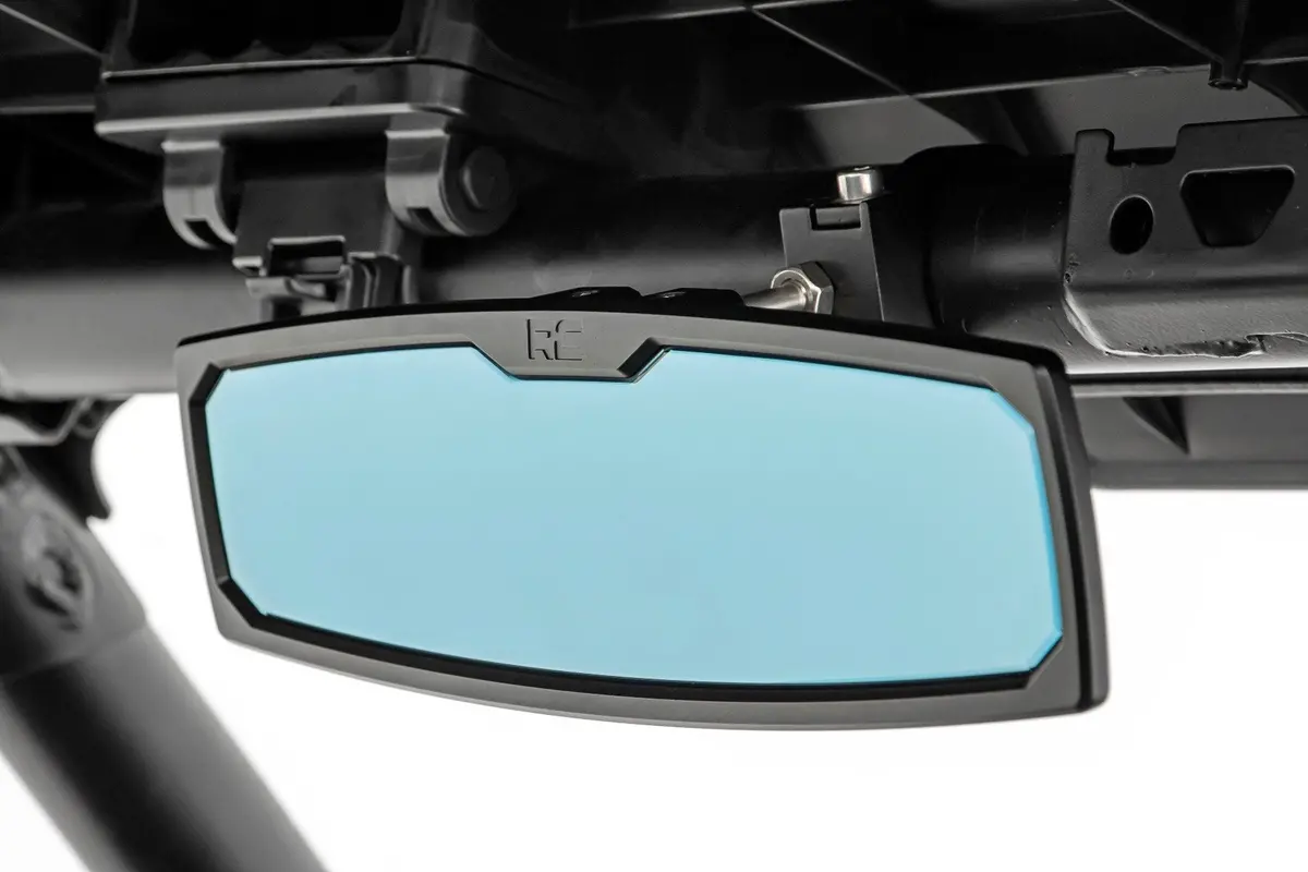 Utv Aluminum Rear View Mirror | Dome Light| 12" | 1.75-2" Mount 1