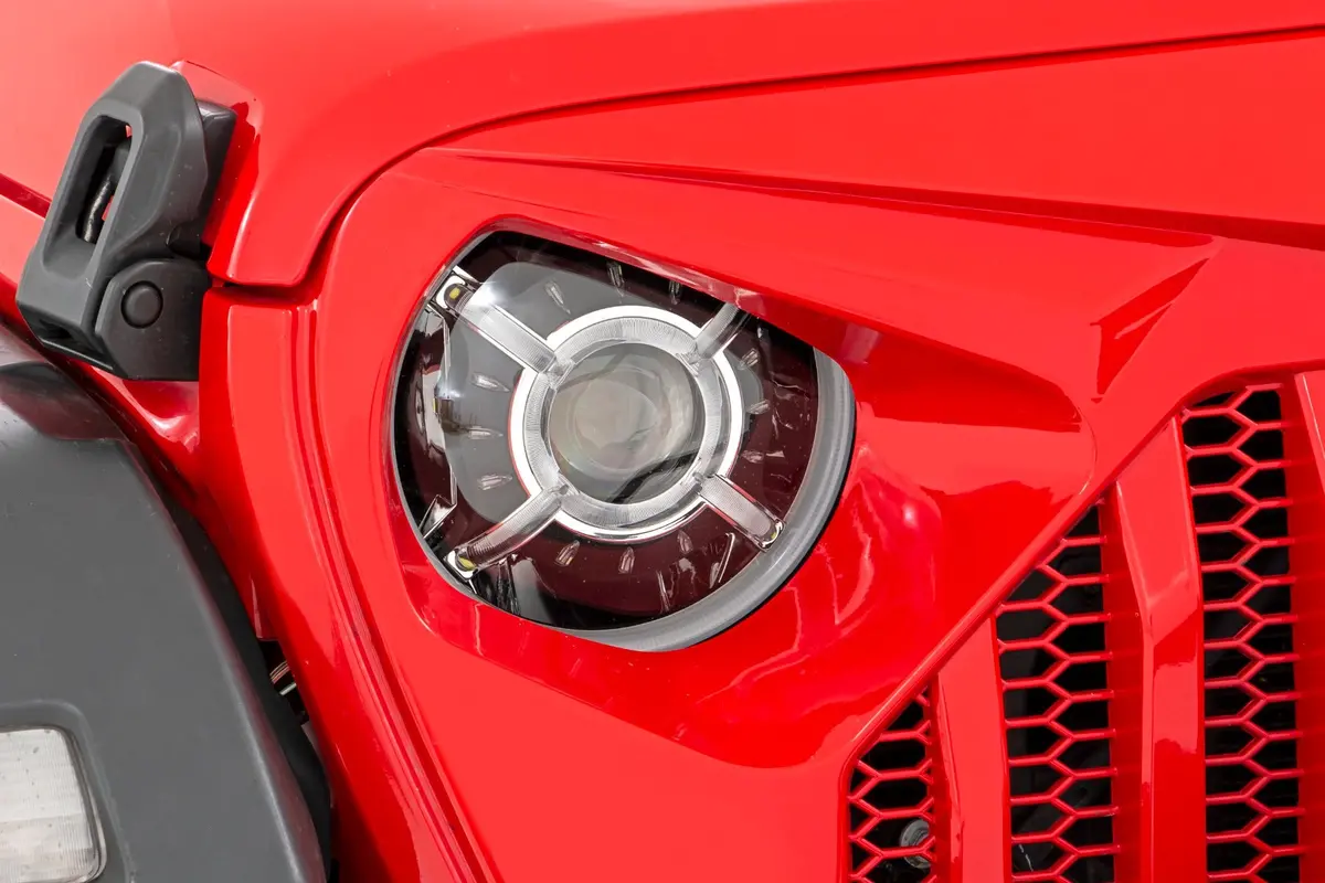 9 Inch Drl Halo Led Headlights | Dot Approved | Jeep Gladiator Jt/Wrangler Jl (18-25) 2