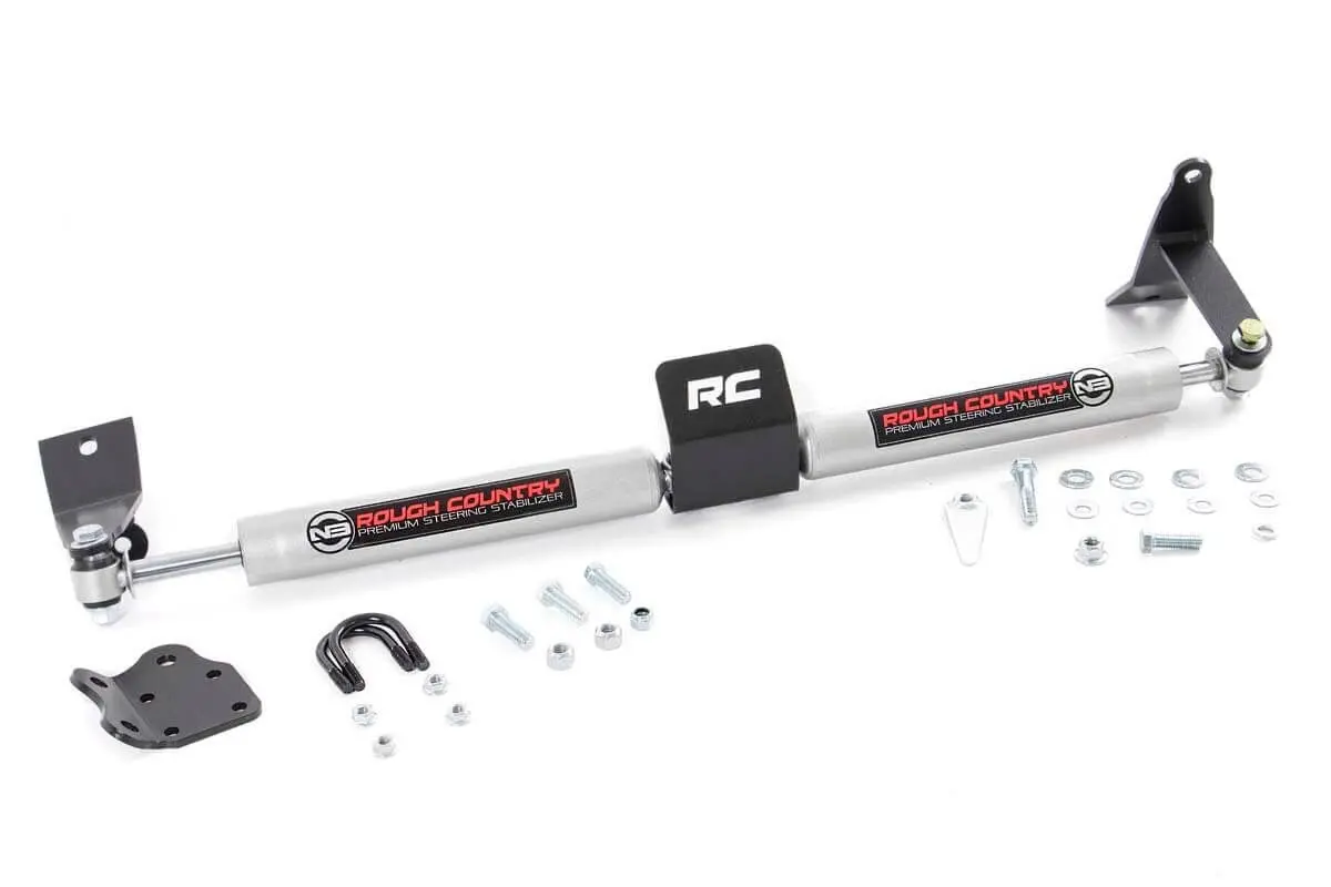 N3 Steering Stabilizer | Dual | 2-8 Inch Lift | Ram 2500 (10-13)/3500 (10-12) 1