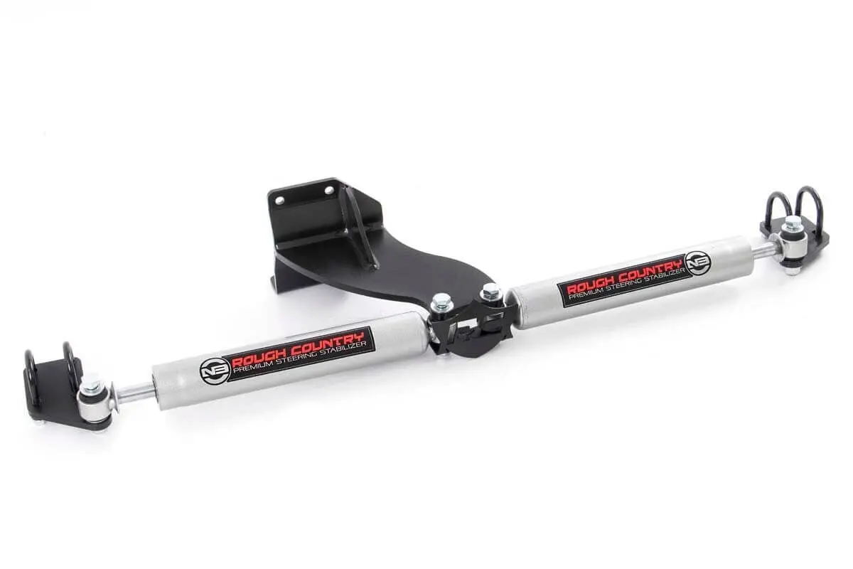 N3 Steering Stabilizer | Dual | 2.5-8 Inch Lift | Ram 2500 (14-25)/3500 (13-25) 1
