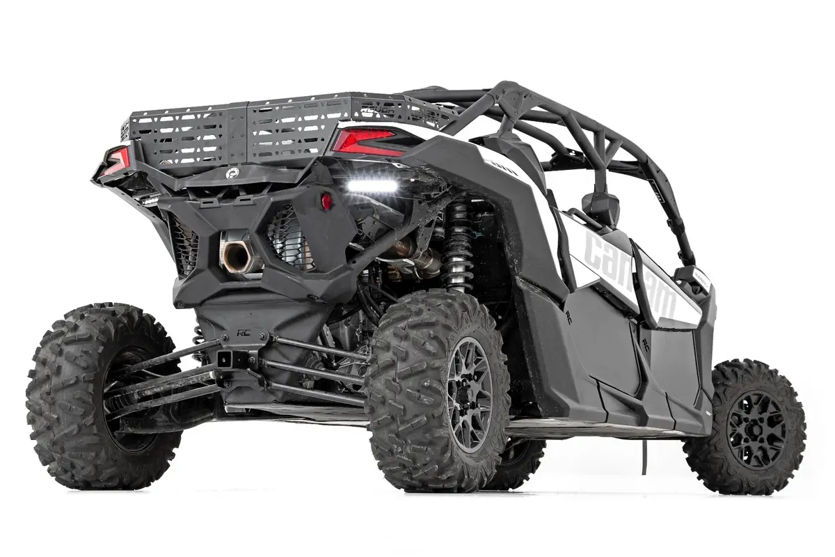 Led Light Kit | Tail Light Mount | 6" Black Slimline Pair | Can-Am Maverick X3 2