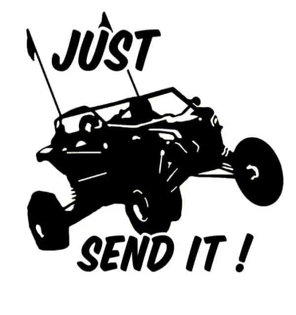 Just Send It Vinyl Decal 5X6 Can-Am X3 1