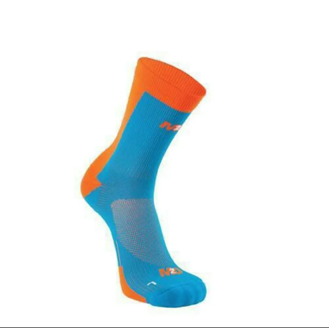 M2o Compression Socks Blue/Orange 1