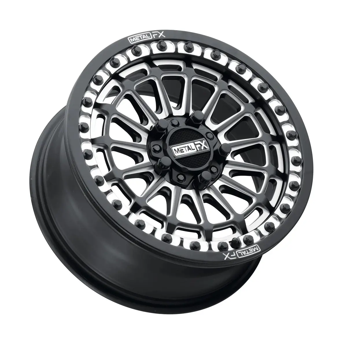 Delta R Beadlock | Satin Black Contrast Cut | 15X7 | +38Mm/5+2 | 5X4.5 | 78322 1