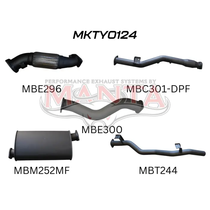 Toyota Landcruiser Vdj79 V8 Ute 3In With Cat & Muffler Dpf 1