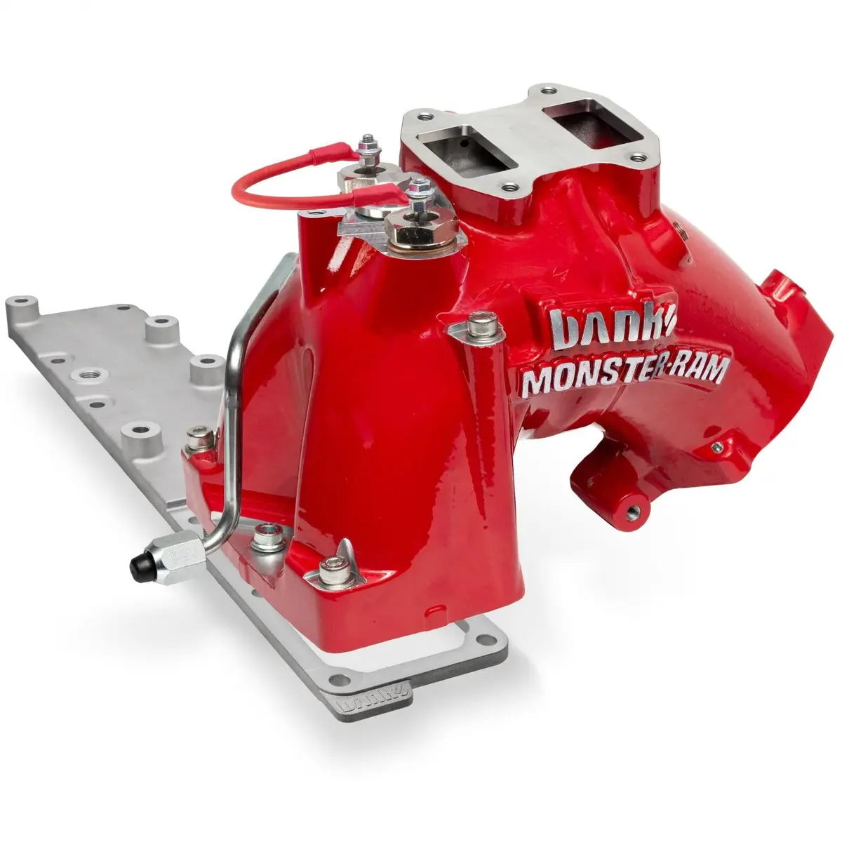 Monster-Ram Intake System For 19-24 Ram 2500/3500 6.7L Cummins Red Powdercoat Banks Power 1