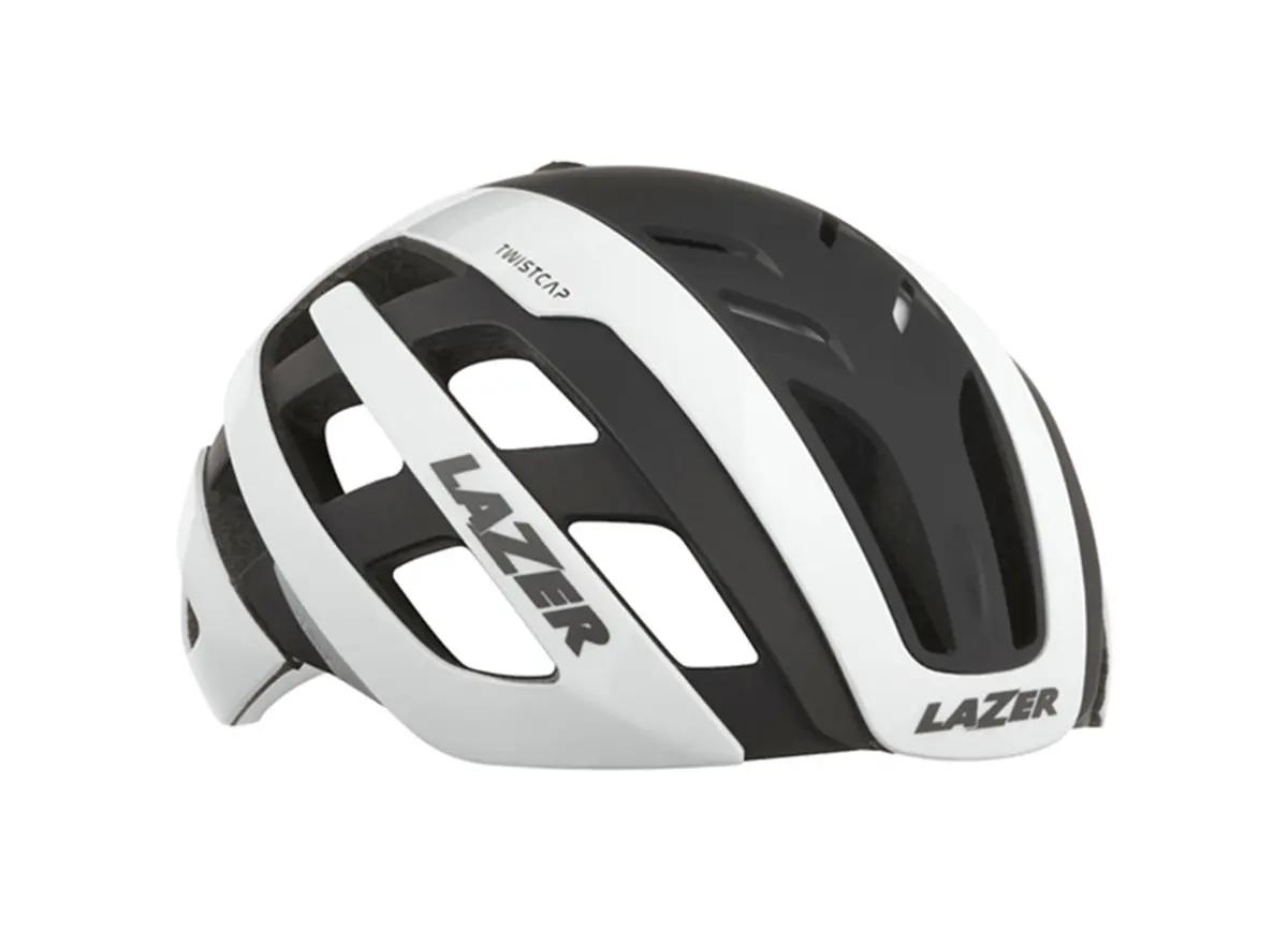 Lazer Century +Led Helmet - White/Black 1